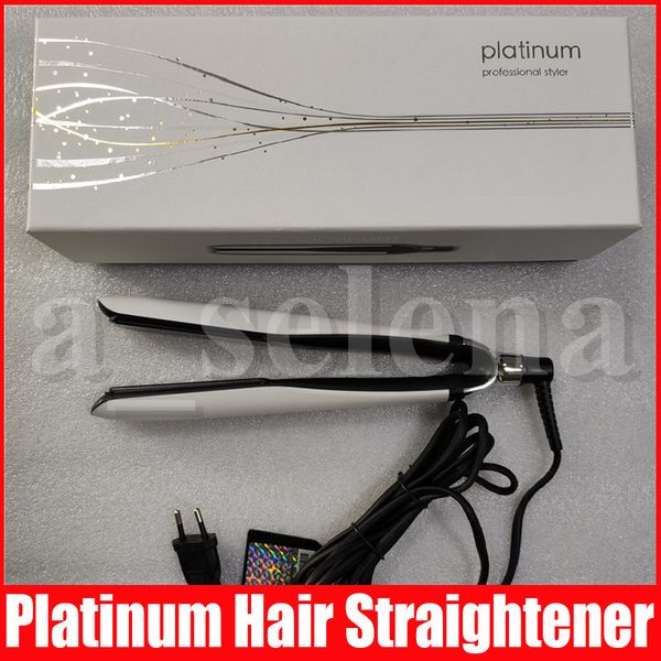 

white color platinum hair straighteners professional styler flat hair iron straightener hair styling tool, Black