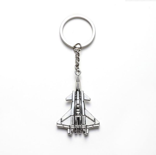 New Keychain Metal Metal Naval Aircrafe Fighter Model Gifts Aviação Chave de anel Corrente de ar -avião Keyring