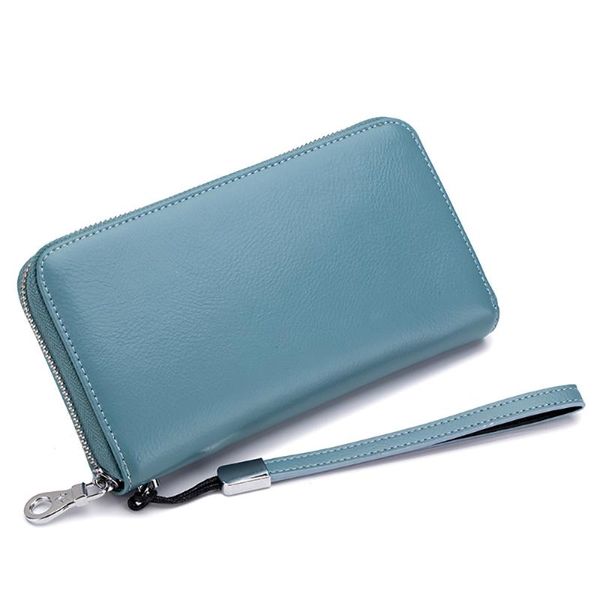 

wallets zipper clutch long money men wallet leather bag genuine, Red;black