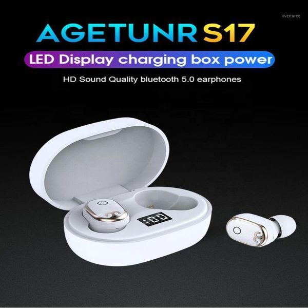 

tws wireless bluetooth headset intelligent touch earpiece noise reduction stereo bass earphone intelligent connection1