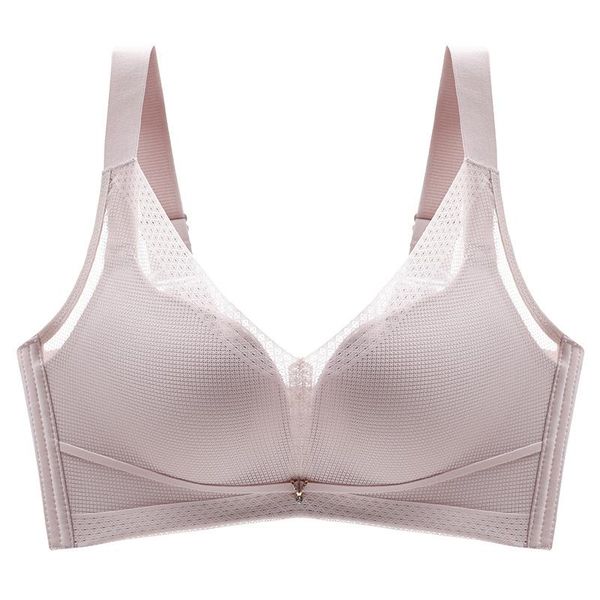 

together, fashionable and simple bra without steel ring, comfortable optional cut four row button women's underwear, Red;black