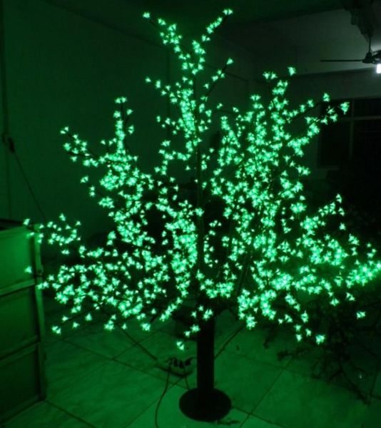 Luce artificiale per albero di ciliegio artificiale a LED per esterni Luce per albero di Natale 1248 pezzi LED 6ft / 1,8 m di altezza 110VAC/220VAC decorazione da giardino a prova di pioggia