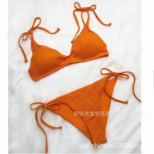 

split strap beach swimsuit bikini, White;black