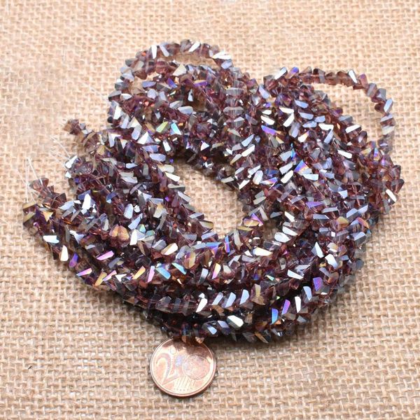 

цвет сияющий 98 шт. 6 мм треугольник кристалл бусины стеклянные чешские бусины для ювелирных изделий изготовления diy рукоделия серьги ожере