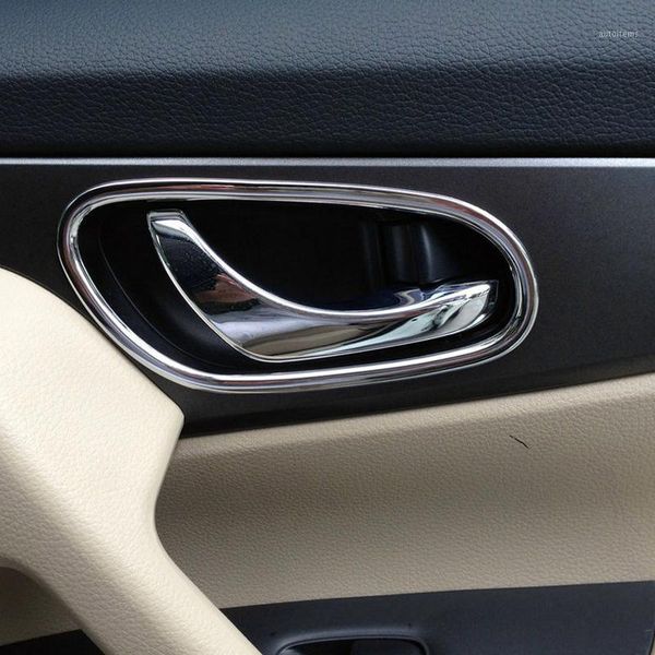 

for nissan qashqai j11 rogue sport 2014-2020 abs accessories inner door handle bowl frame cover 4pcs1