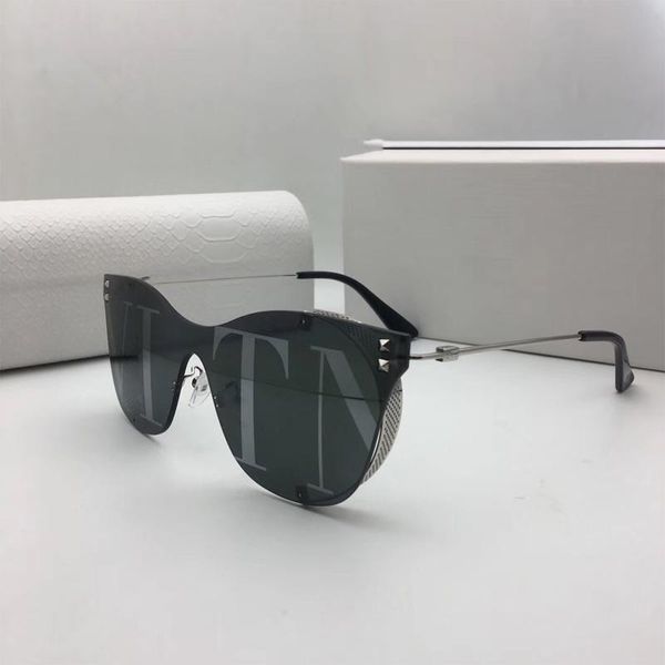 

sunglasses 2021 luxury classic women fashion brand designer one piece lens vintage sun glasses male retro cat eye eyewear uv400, White;black