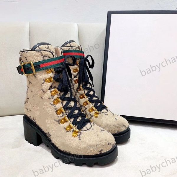 

autumn and winter martin boots design luxury women's shoes letters suede high heel boots metal fashion ladies short boots big eur: 35-4, Black