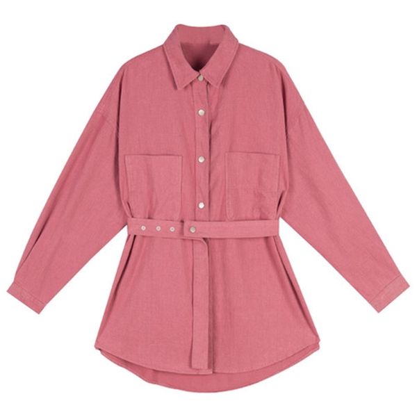 

2021 new korean one-piece short women designer blazer autumn casual office lady full sleeve clothes pink skirt dress gtk4, Black;gray