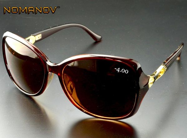 

sunglasses 2021 limited oversized butterfly women polarized sun glasses custom made myopia minus prescription lens -1 to -6, White;black