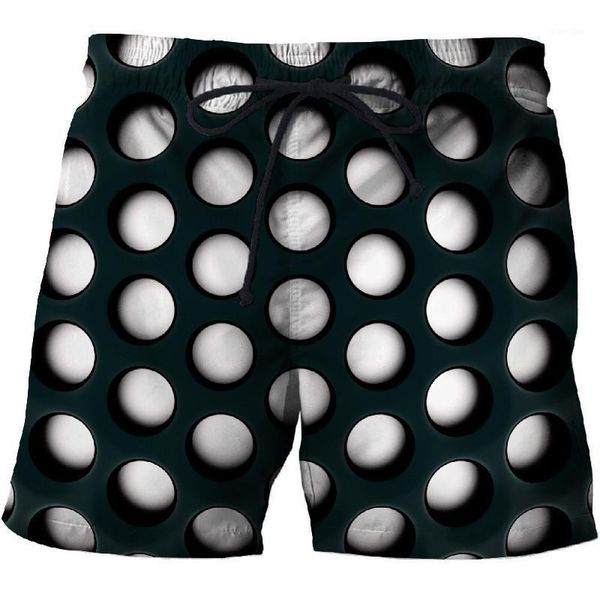 

white beach shorts 3d printing men's casual board shorts beach holiday quick-drying swimwear streetwear 2020 new1, White;black