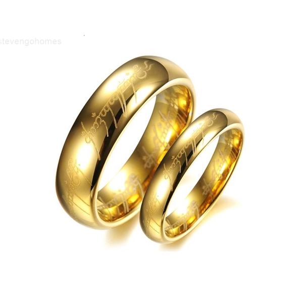 

the 5 shipping fine to10 us size tungsten carbide one of power width 6mm 18kgp couple ring 2 pieces/lot, Silver