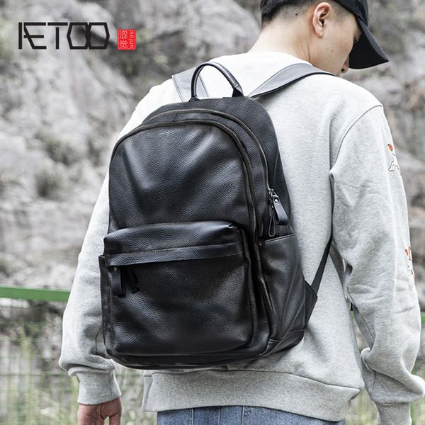 

hbp aetoo men's leather backpack