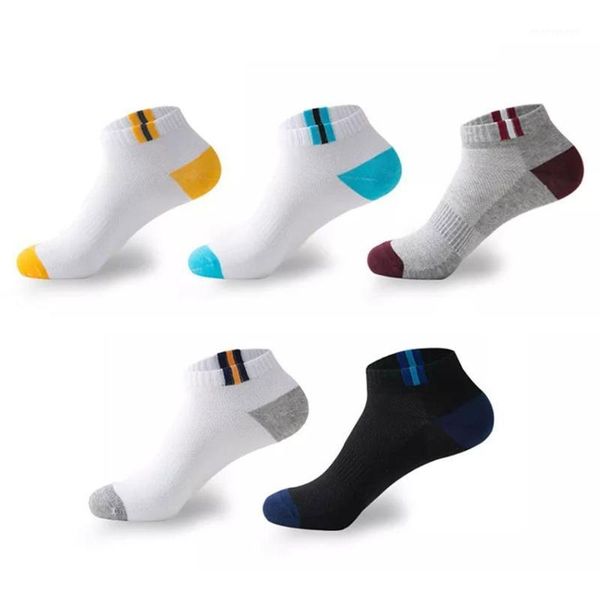 

10pcs mens socks autumn winter socks classic patchwork mesh breathable cotton men short deodorant male meias1, Black