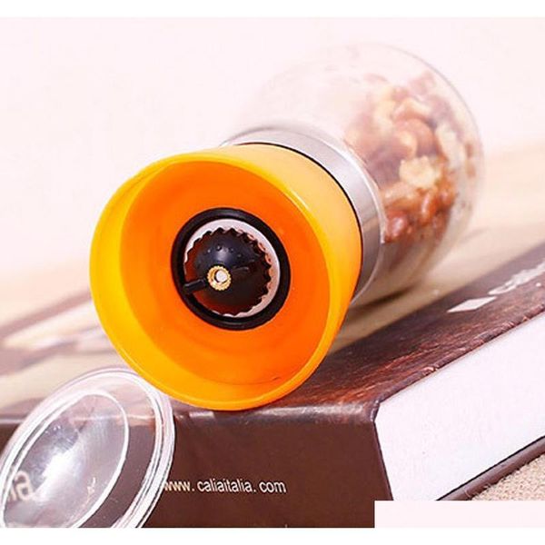 

kitchen tool salt pepper grinder mill manual glass pepper muller spice grinding bottle seasoning pot colorful c jlljre bdesybag
