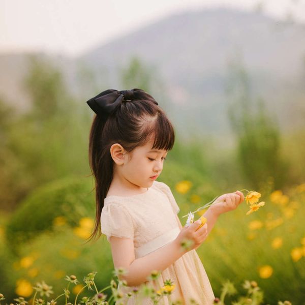 

children's new wear, girl's 2020 day summer drs, princs's drs. u0xg, Red;yellow