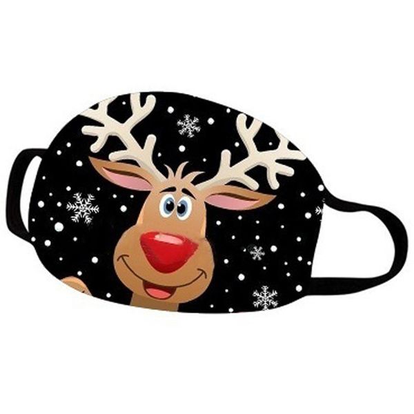 

factoryaj3qdeer kids merry adults christmas fashion face cartoon snowflake santa festival mask dustproof reusable washab