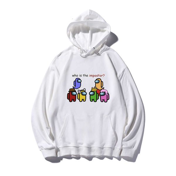 

wholesale customized hooded sweater solid color among us printed hoodie8uy, Black
