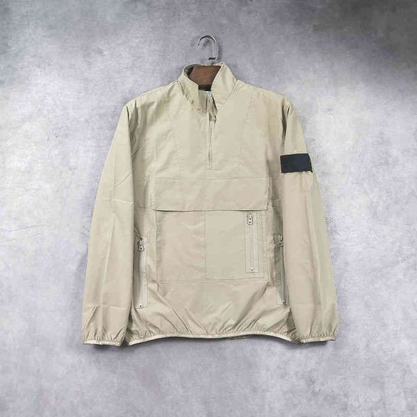 

men's jackets windproof men outdoor jacket quick dry solid color hip hop casual waterproof coat q1pp, Black;brown