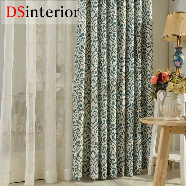 

curtain & drapes dsinterior classic design polyester cotton printing for living room or bedroom