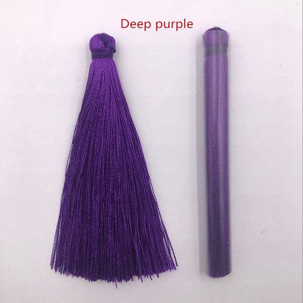 

20pc 6.5cm mini rayon thread fabric tassel diy pendant jewelry bracelet key making fringe trim craft tassels sewing accessories h jllswx