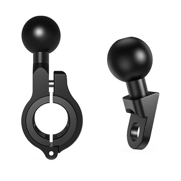 

aaluminium-25 mm ball head handle fixing adapter, mirror bracket, bicycle mobile phone foundation, gps assembly bracket