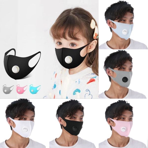 

colors silk ice breathing 5 valve mask adults kids outdoor anti dust washable reusable face protective masks 5000pcs ooa7955 u7km