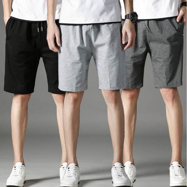 

2020 new summer shorts men striped men's sportswear short sweat jogger breathable trousers man casual, White;black