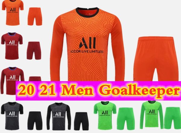 

mbappe neymar jr icardi goalkeeper soccer jersey 20 21 goalkeeper de football shirts 2020 2021 kean verratti men uniforms enfants maillot fo, Black;yellow