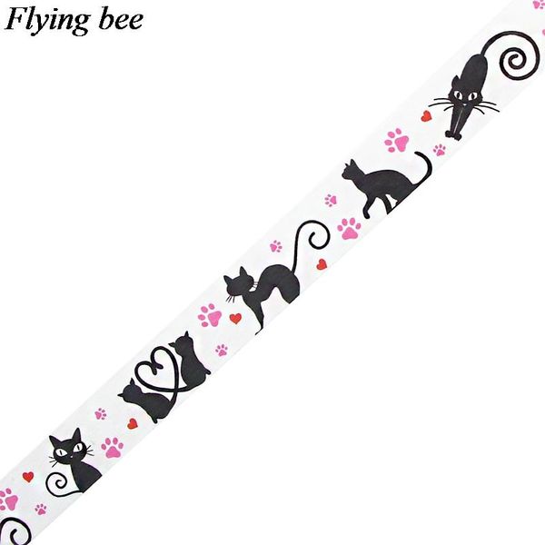 

2016 ngbee 15mmx5m милый черный кот wasi ленточная бумага diy декоративная клейкая лента канцтовары кавайские маскирующие ленты поставки x06