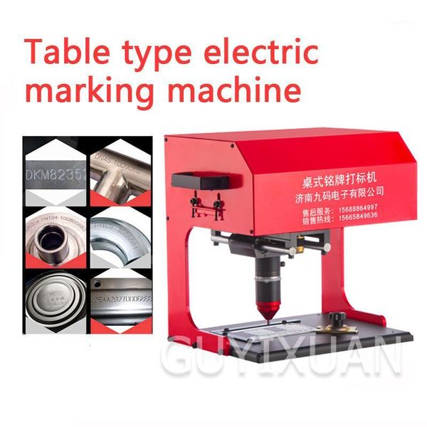 

pneumatic / electric marking machine deskcar nameplate marking machine engraving for metal parts1
