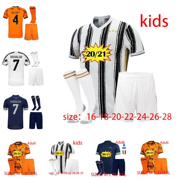

2021 ronaldo dybala soccer jerseys 2020 human race hrfc 4th football shirt de ligt ramsey 2021 fourth men kids kit uniform, Black;yellow