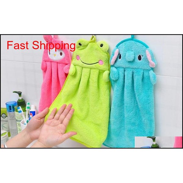 

lovely cartoon children hand dry towel for kids kitchen bathroom kid soft plush fabric hang towel for ch qylauz bwkf
