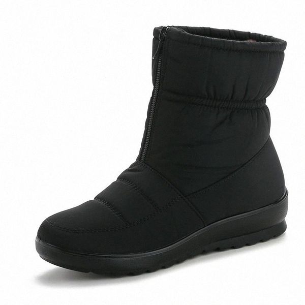 

boots female style winter new fashion retro style casual women female booties woman fashion snow winter women shoes #jt6t, Black