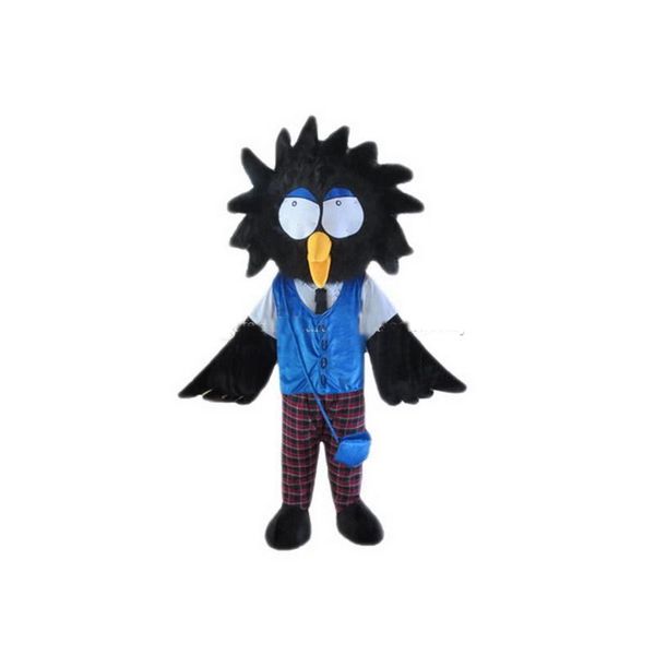 

2019 factory new crow mascot costumes cartoon character sz, Red;yellow