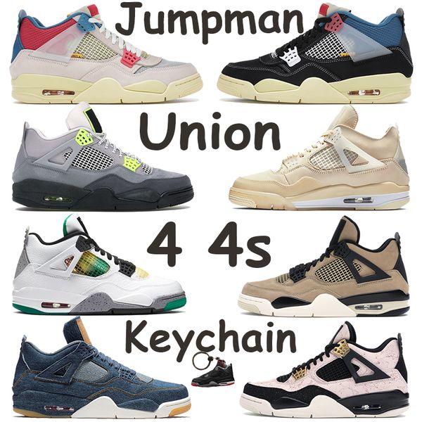 

union noir guava ice jumpman 4 4s basketball shoes white sail se neon rasta mushroom denim game royal black winter men women sne