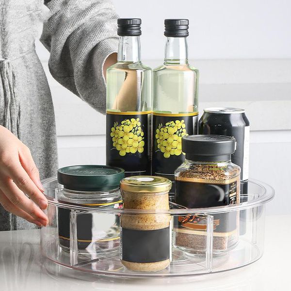 

11inch round lazy susan turntable cupboard organizer,multi-functional spice rack for kitchen storage,revolving condiment holder,non-slip