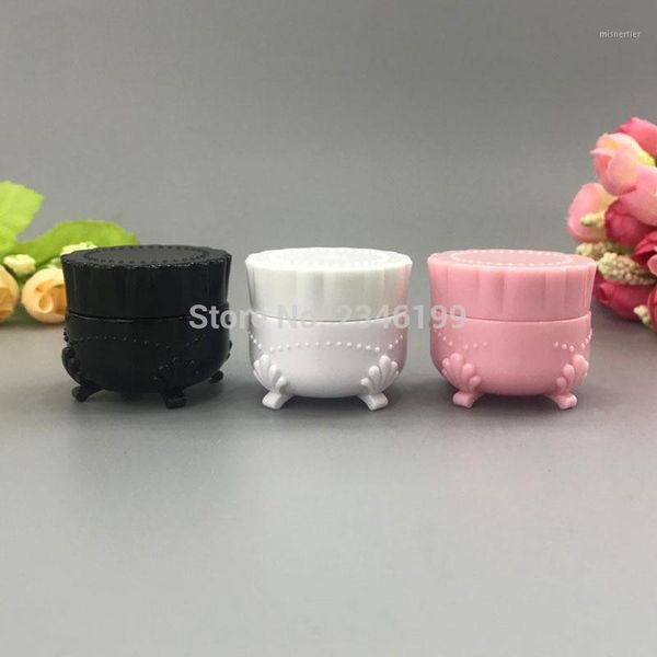 

packing bottles cream jar box plastic cosmetic container empty bottle mushroom 5g 20pcs/lot1