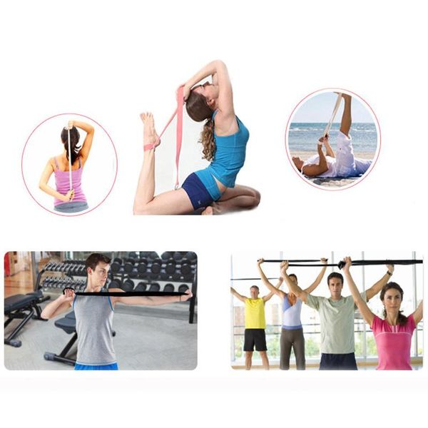 

fitness exercise fitness rope diagram waist and leg resistance band yoga elastic band multicolor d-ring belt yoga belt