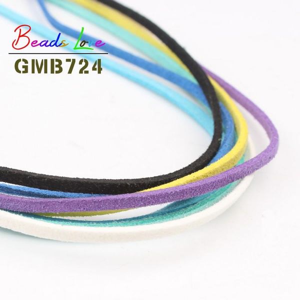 

5meters 10 цветов корейский бархатный веревка нить струна чара браслет провод шнур для ювелирных изделий изготовление ювелирных изделий двух