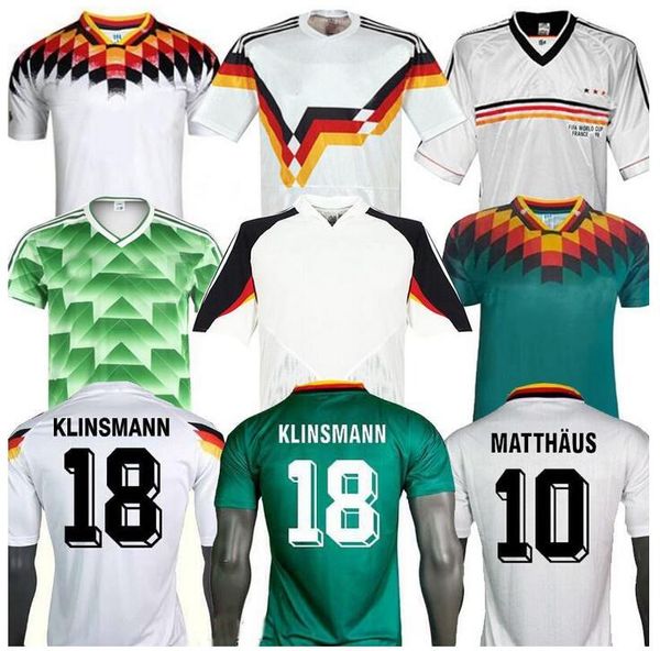 

1990 1994 2014 1998 germany retro version vintage classic soccer jersey klinsmann matthias home shirt kalkbrenner jerseys football shirts, Black;yellow