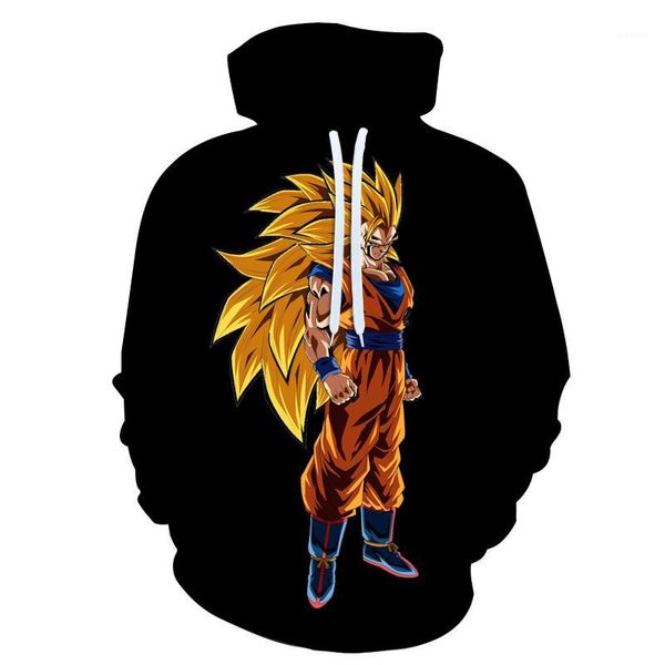 

2020 hoodies z pocket hooded sweatshirts kid goku 3d hoodies pullovers men women long sleeve outerwear new hoodie1, Black