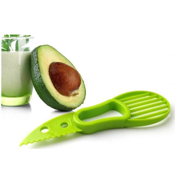 

3-in-1 avocado slicer fruit cutter knife corer pulp separator shea butter knife kitchen helper accessories gadg jllygg dhsybaby