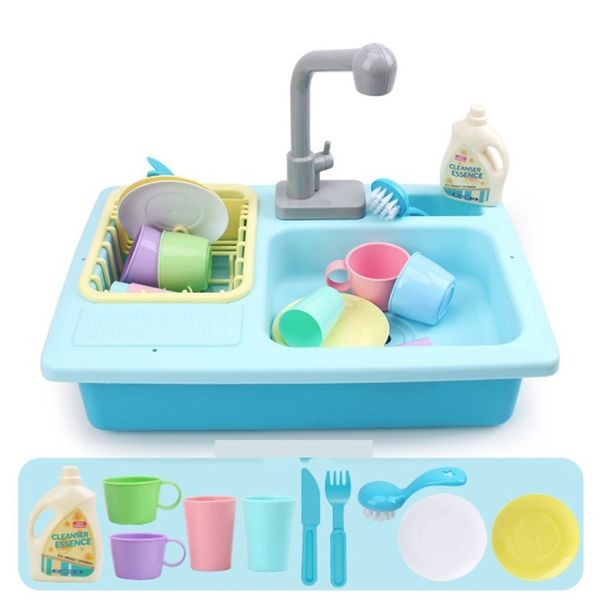 

kid simulated electric dishwasher table plastic pretend play kitchen toys set safe cute children girl toy gift y200428