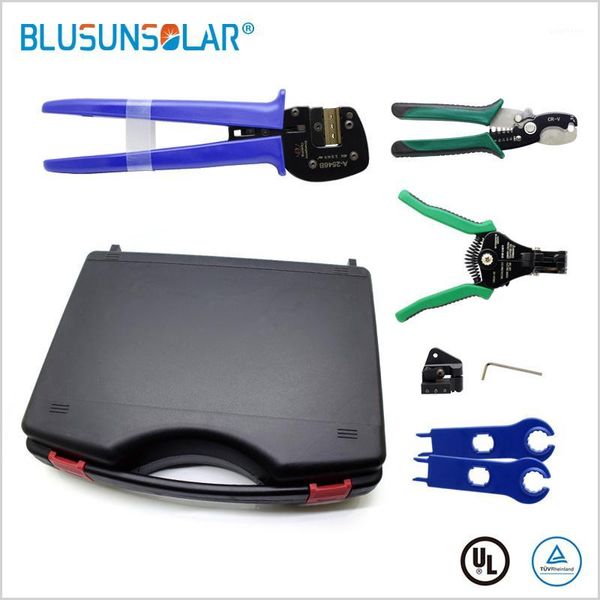 

multi tools wire crimper tools kit solar cable solar plug terminal crimper plier wire cutter stripper spanner wrench1