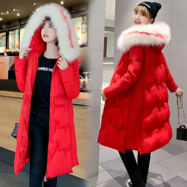 

women's down & parkas fv9903 2021 autumn winter women fashion casual warm jacket female coats woman parka womens, Black