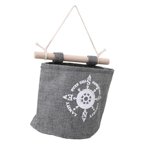 

wall-mounted navy wind storage bag toy decoration bag cloth debris container save space green home storage supplies