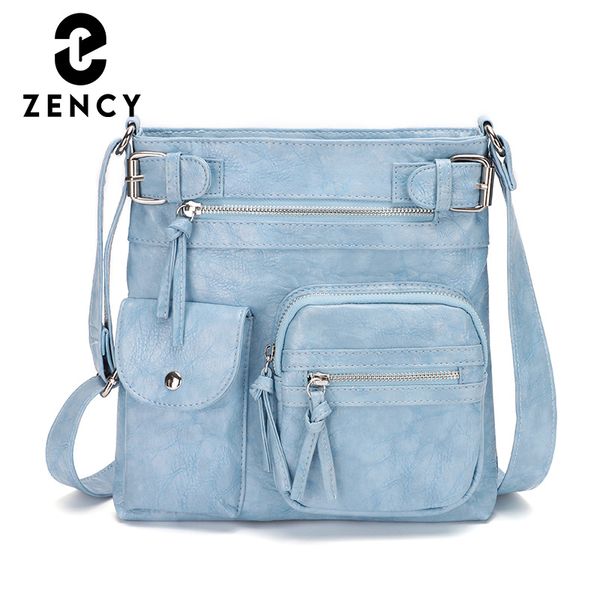 

zency pu leather handbag 2020 women trend shoulder bag fashionale classical ladies crossbody bag large capacity shopper bag