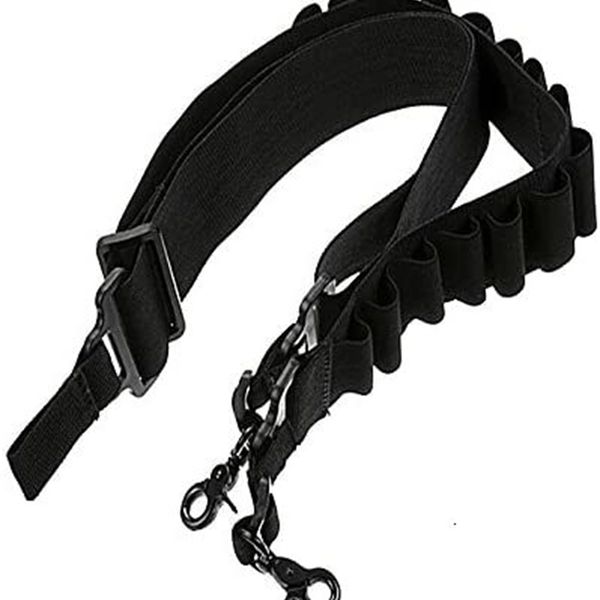 

outdoor tactical 2 point 15 ammo holder bandolier 12ga nylon shell sling 3 nqy8y
