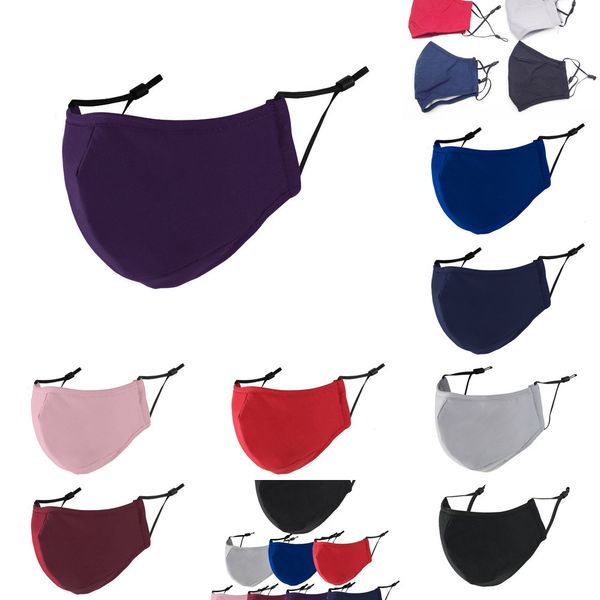 

designer factory women face cotton mask 3-layer men breathable black gray red washable masks anti-haze pm2.5 facem pisvh