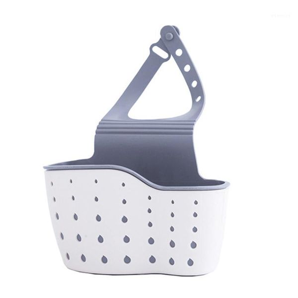 

beige/blue storage hanging basket drain rack holder parts tools & accessories1